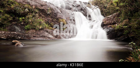 Bakers fällt, Horton Plains Nationalpark, Sri Lanka Stockfoto