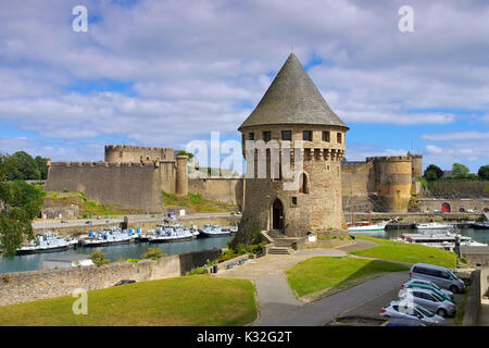 Brest Schloss und Tanguy Turm in der Bretagne, Frankreich Stockfoto