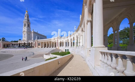 Heiligtum von Fatima in Portugal, Basilika Antiga Stockfoto