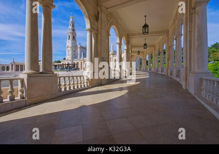 Heiligtum von Fatima in Portugal, Basilika Antiga Stockfoto