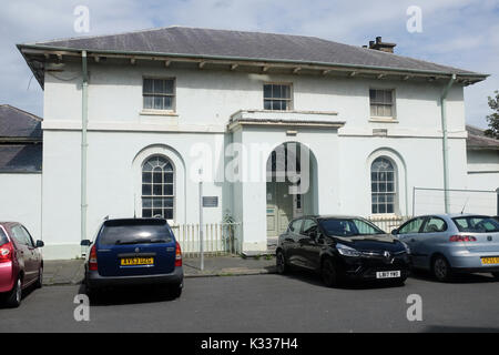 Assembly Rooms, einmal durch die Universität in Aberystwyth als Musik Schule und Schüler Union verwendet Stockfoto