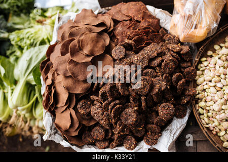 Hsipaw Morgen Markt, Hsipaw, Shan Staat, Myanmar, Asien Stockfoto