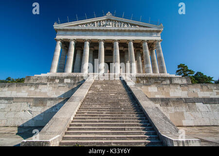 Walhalla Regensburg Bayern Süddeutschland Europa Stockfoto