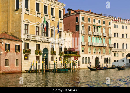 Palazzo und Palazzo ruzzini civran, Venedig, Italien Stockfoto