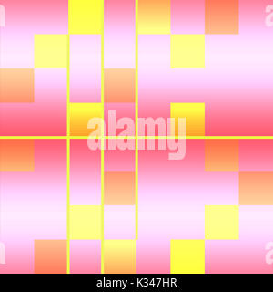 Abstrakte square geometrischen Hintergrund mit Streifen Stockfoto