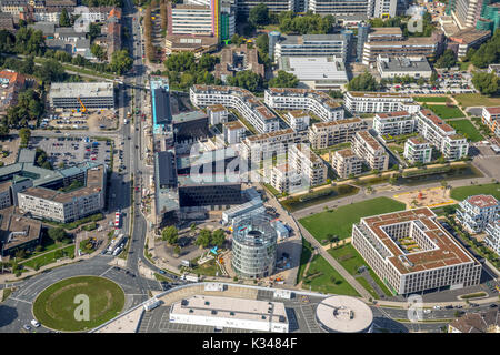 Funke Media, Essen, grünes Zentrum von Essen, Universität, in der Nähe der Universität Essen, die Essener Innenstadt, Funke-Medien-Campus, FunkeMedien, Ruhrgebie Stockfoto