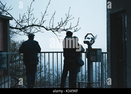 Genießen Sie die Aussicht Stockfoto