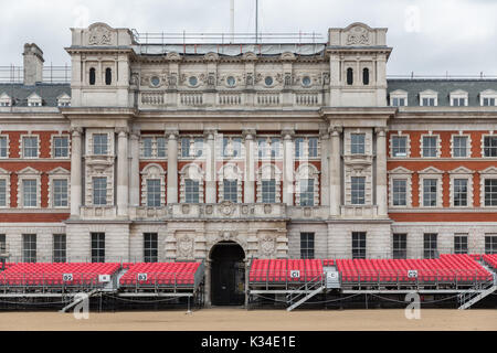 Zuschauer Plattform für Horse Guards Parade in London, Großbritannien Stockfoto
