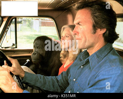 Die Art und Weise können Sie SONDRA LOCKE, Clint Eastwood Datum: 1980 Stockfoto