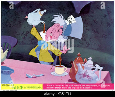 ALICE IM WUNDERLAND Datum: 1951 Stockfoto