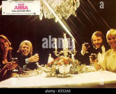 VIVE ABBA ABBA: DER FILM Anni-Frid Lyngstad Benny Andersson Bj&#x1b2ba0;Ulvaeus Agnetha F&#x4b34;skog Stockfoto