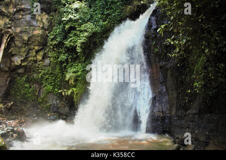 Wasserwand von Amir Chupan Kethak, in Malang Indonesien Stockfoto