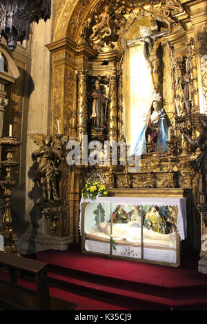 Kirche (Igreja dos Congregados) in Porto (Portugal). Stockfoto