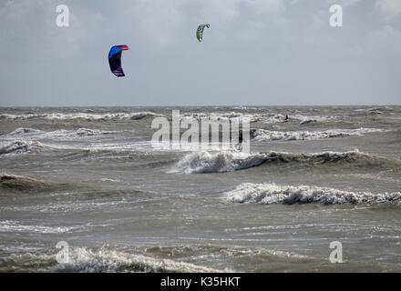 Kite-Surfer Stockfoto