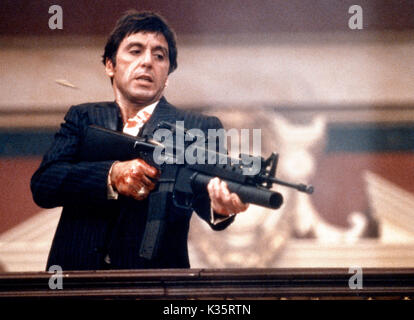 Scarface, USA 1983, Regie: Brian De Palma, Darsteller: Al Pacino Stockfoto
