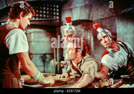 BEN HUR STEVEN BOYD links, Charlton Heston center Datum: 1959 Stockfoto