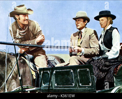 Das grosse Land CHUCK CONNORS, Gregory Peck, Carroll Baker Datum: 1958 Stockfoto