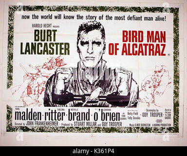 BIRDMAN von ALCATRAZ Datum: 1962 Stockfoto