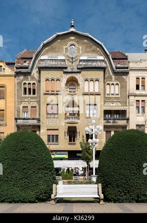 Neuhausz Palace, Siegesplatz (Piata Victoriei), Timisoara, Rumänien Stockfoto