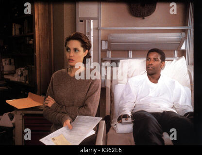 Der BONE COLLECTOR Angelina Jolie und Denzel Washington Datum: 1999 Stockfoto