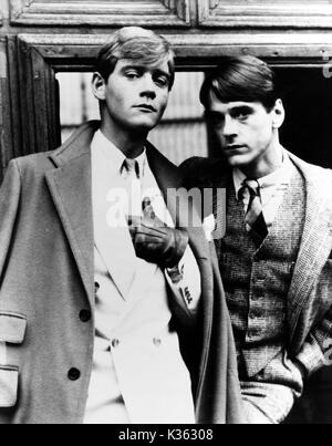 BRIDESHEAD REVISITED ANTHONY ANDREWS, JEREMY IRONS Stockfoto