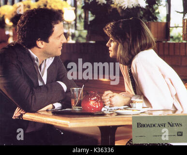 Nachrichten ALBERT BROOKS, Holly Hunter Datum: 1987 Stockfoto