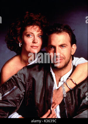 BULL DURHAM Susan Sarandon, Kevin Costner Datum: 1988 Stockfoto