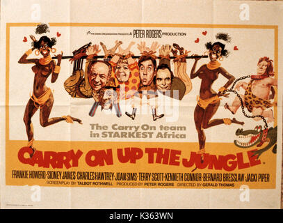 CARRY ON UP THE JUNGLE Datum: 1970 Stockfoto