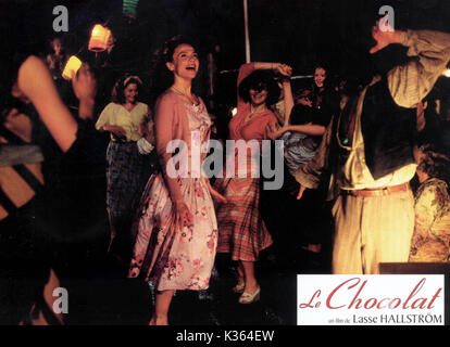 CHOCOLAT LENA OLIN, Juliette Binoche Datum: 2000 Stockfoto