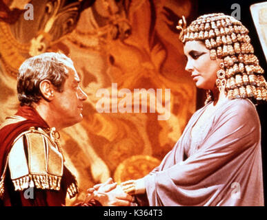 CLEOPATRA REX HARRISON, Elizabeth Taylor Datum: 1963 Stockfoto