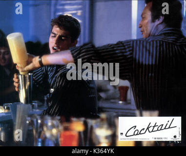 COCKTAIL TOM CRUISE, BRYAN BROWN Datum: 1988 Stockfoto