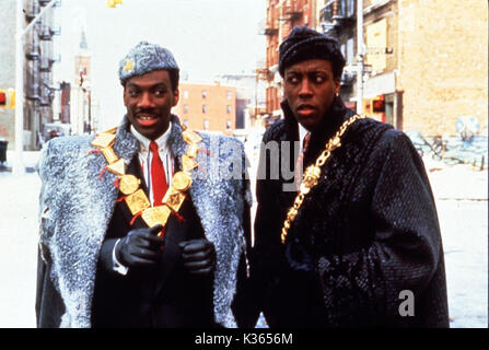 Kommen nach Amerika EDDIE MURPHY, ARSENIO HALL Datum: 1988 Stockfoto