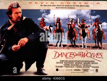 Der mit dem Wolf tanzt Datum: 1990 Stockfoto