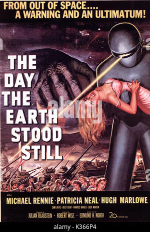 Der TAG, AN DEM DIE ERDE STILLSTAND Datum: 1951 Stockfoto