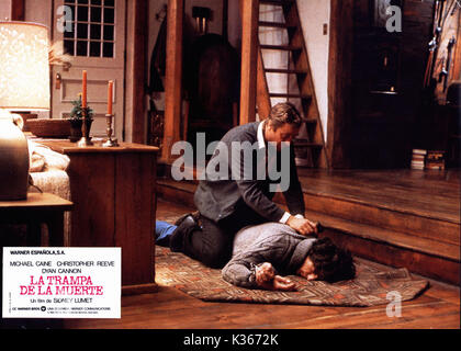 DEATHTRAP Christopher Reeve und Michael Caine eine WARNER BROS. FILM Datum: 1982 Stockfoto