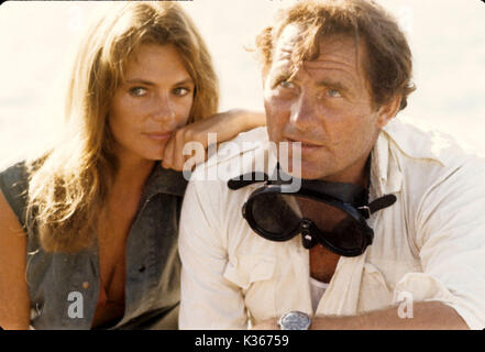 DAS TIEFE JACQUELINE BISSET, ROBERT SHAW, DAS TIEFE JACQUELINE BISSET, ROBERT SHAW Datum: 1977 Stockfoto