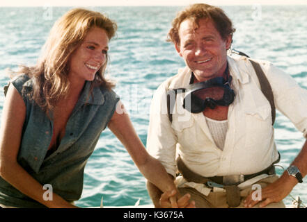 DAS TIEFE JACQUELINE BISSET, ROBERT SHAW, DAS TIEFE JACQUELINE BISSET, ROBERT SHAW Datum: 1977 Stockfoto