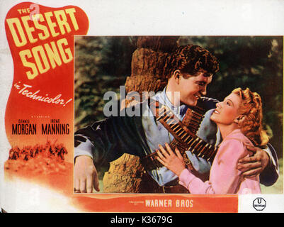 Die DESERT SONG DENNIS MORGAN UND IRENE MANNING Datum: 1943 Stockfoto