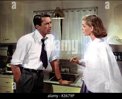 Gestaltung von Frau Gregory Peck, Lauren Bacall Datum: 1957 Stockfoto