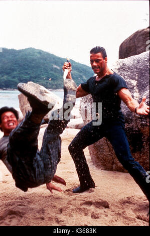 DOUBLE IMPACT JEAN-CLAUDE VAN DAMME FILM VON VISION INTERNATIONAL Stockfoto