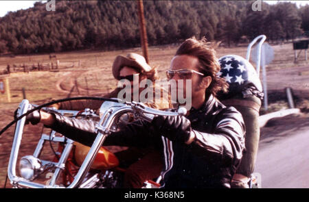 EASY RIDER Dennis Hopper, Peter Fonda Datum: 1969 Stockfoto