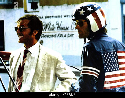 EASY RIDER Jack Nicholson, Peter Fonda Datum: 1969 Stockfoto