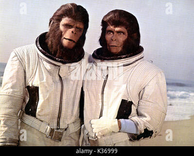 Flucht vom Planet der Affen RODDY McDOWALL, Kim Hunter Datum: 1971 Stockfoto