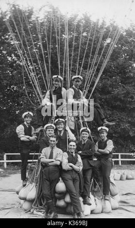 Royal Naval Air Service Beobachtung ballon ww1 Stockfoto