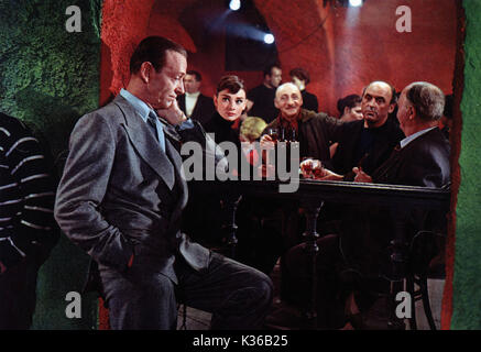 FUNNY FACE FRED Astaire und AUDREY HEPBURN REGIE: Stanley Donen Film von Paramount Pictures Datum: 1957 Stockfoto