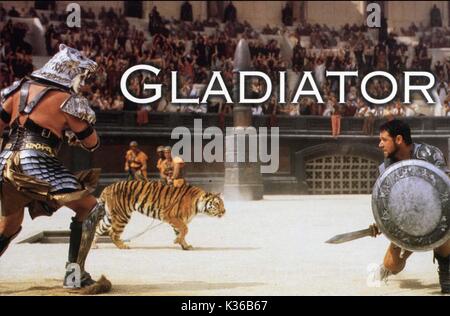 GLADIATOR RUSSELL CROWE GLADIATOR Datum: 2000 Stockfoto