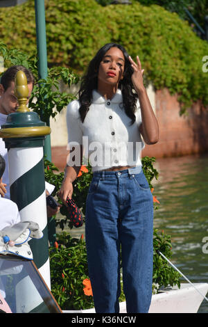 Venezia, Italien. 01 Sep, 2017. 74. Filmfestival von Venedig 2017, Prominente Ankünfte. Im Bild: Credit: Unabhängige Fotoagentur Srl/Alamy leben Nachrichten Stockfoto