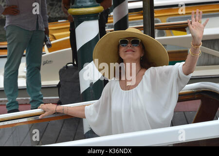 Venezia, Italien. 01 Sep, 2017. 74. Filmfestival von Venedig 2017, Prominente Ankünfte. Im Bild: Credit: Unabhängige Fotoagentur Srl/Alamy leben Nachrichten Stockfoto