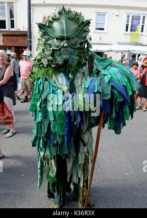 Bridport hat Festival. Bridport hat Festival, Dorset, UK Credit: Finnbarr Webster/Alamy leben Nachrichten Stockfoto