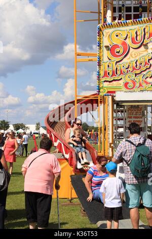 Orsett, Essex, Großbritannien - 2 May 2017 - Essex, Orsett Land zeigen im Bild. Credit: Darren Attersley./Alamy leben Nachrichten Stockfoto